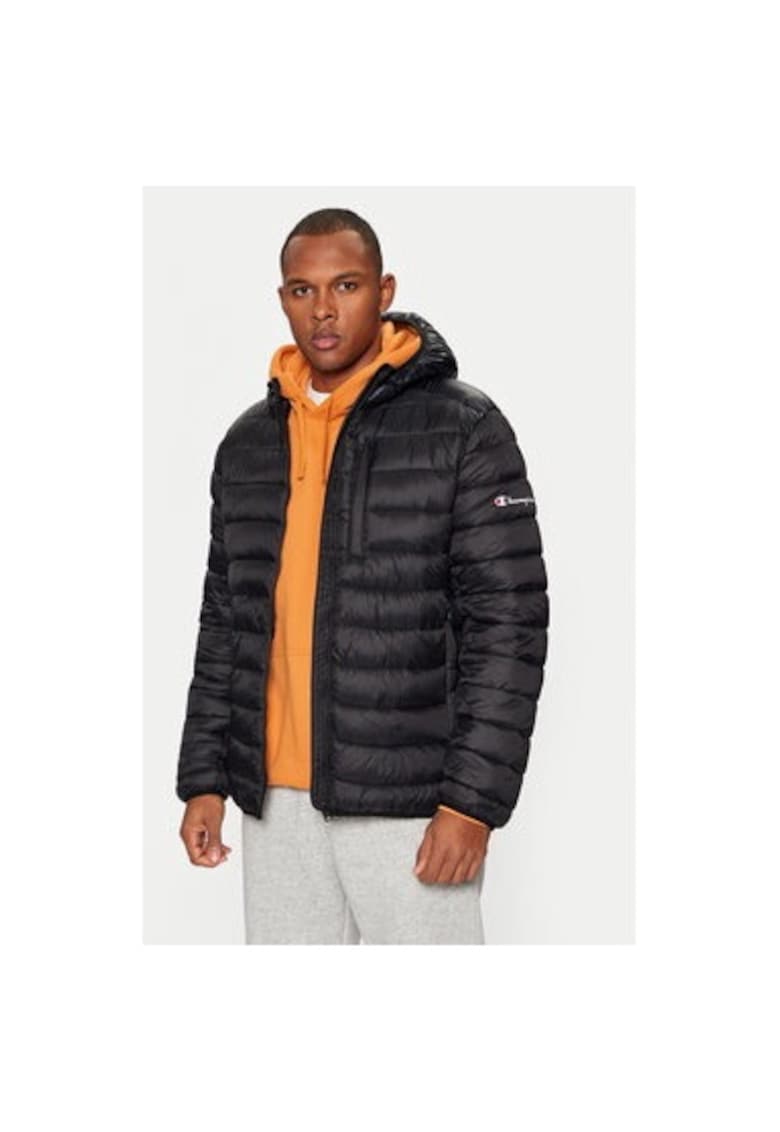 Мъжко яке - 304699597 - Полиестер - Черно - Черен Champion