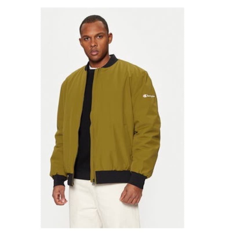 Мъжко яке -  304699672 - Полиамид/Полиестер - Зелено - Зелен Champion