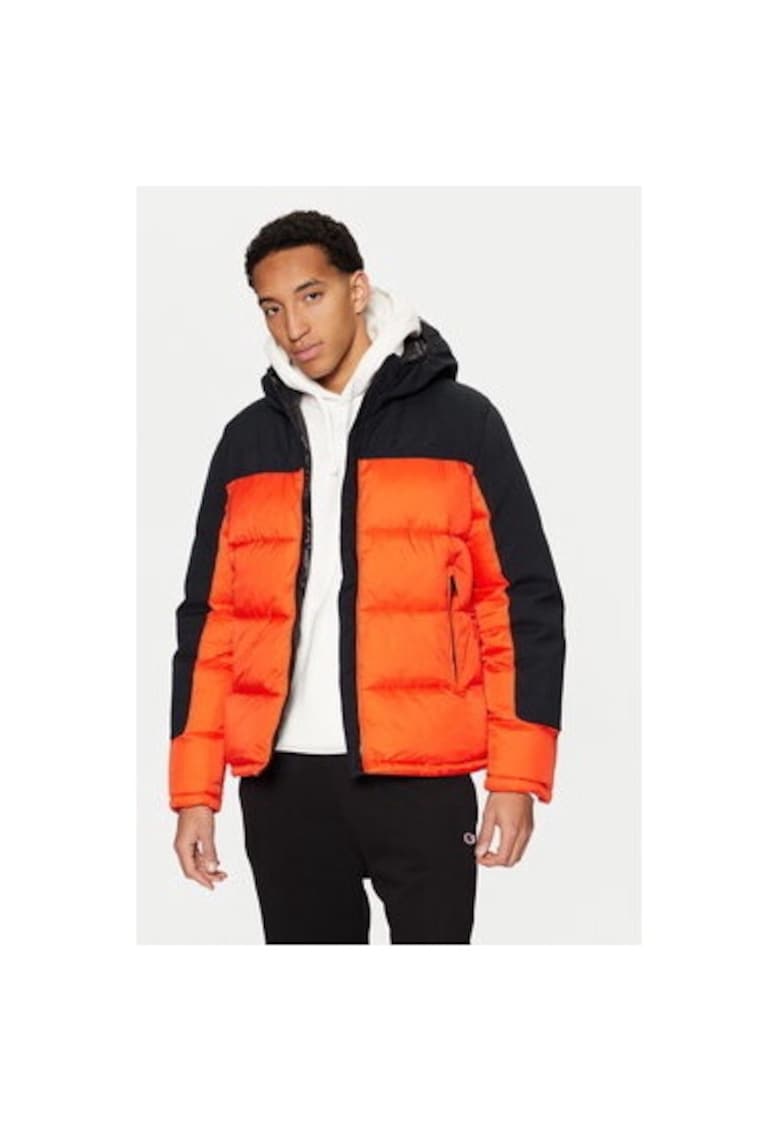 Мъжко яке - 304699719 - Полиамид - Оранжев - Оранжев Champion