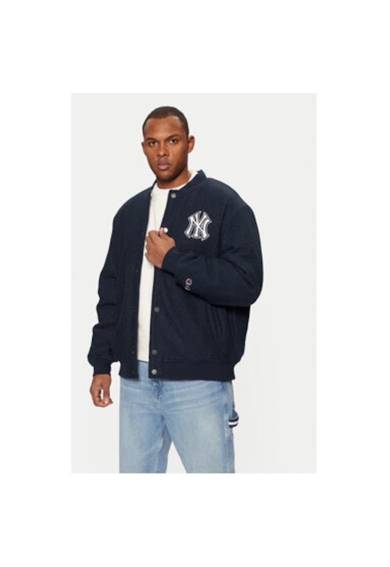 Мъжко яке - 304699801 - Вискоза/Вълна - Син - Син Champion