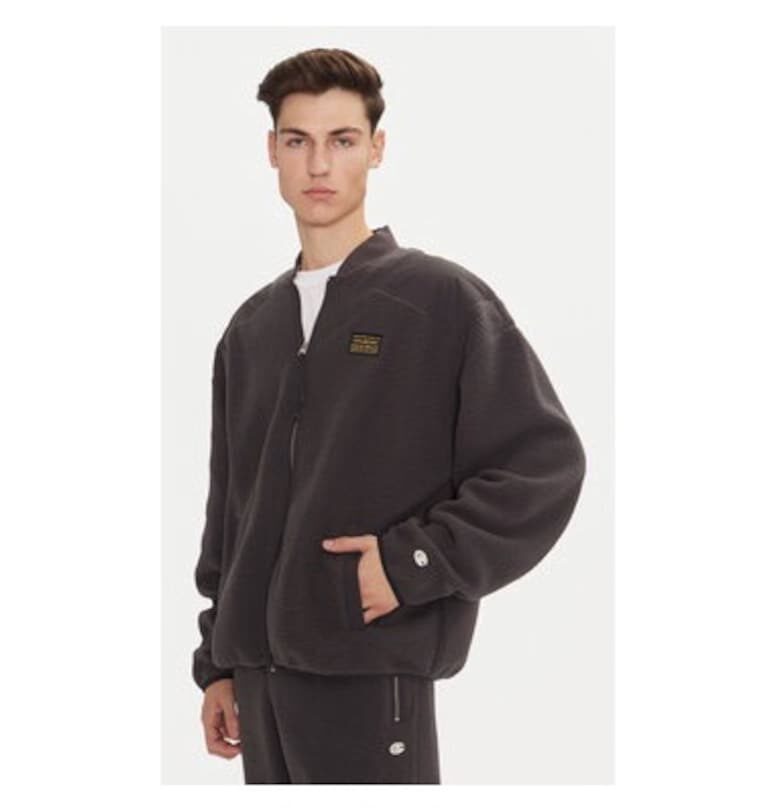 Мъжко яке -  304699948 - Рециклиран полиестер - Сив - Сив Champion