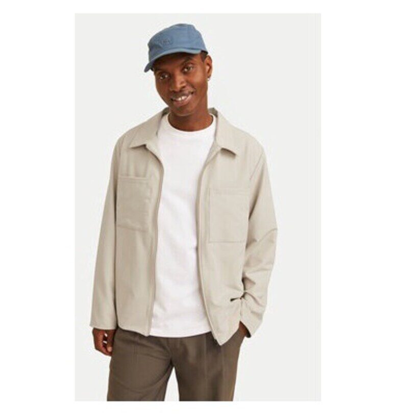 Мъжко яке -  304783593 - Рециклиран полиестер/Полиестер - Бежово - Бежов Jack and Jones