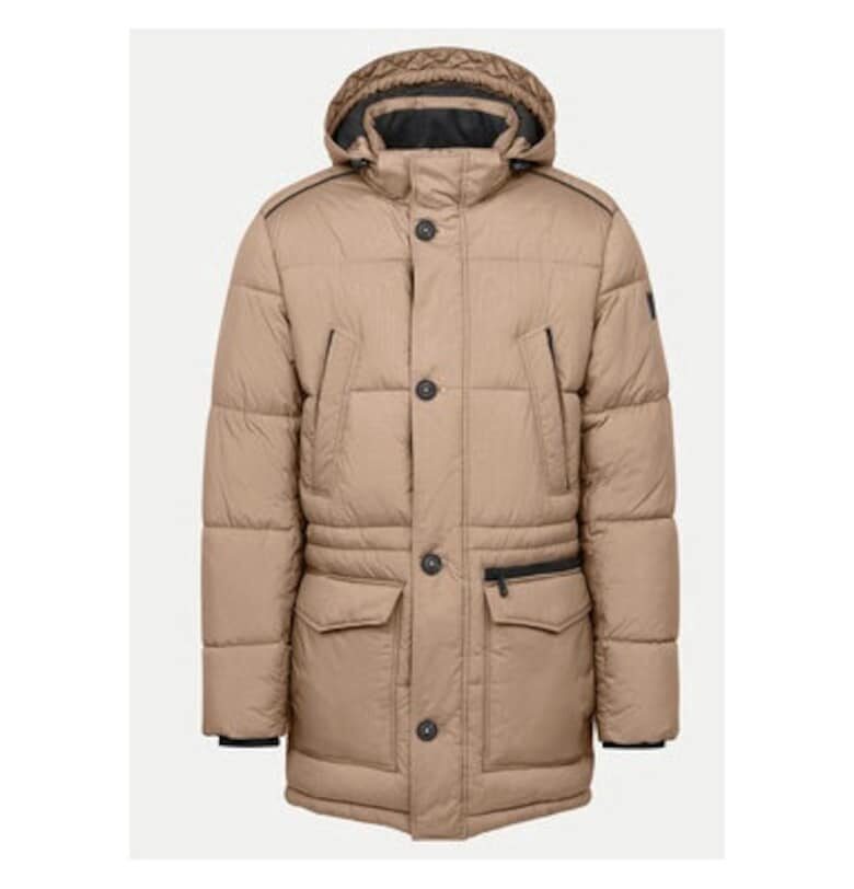 Мъжко яке -  304797613 - Полиестер - Бежов - Бежов Bugatti