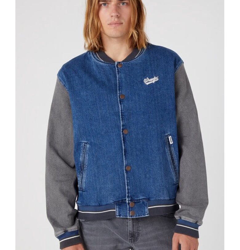 Мъжко яке -  46590 - Памук - Синьо Wrangler