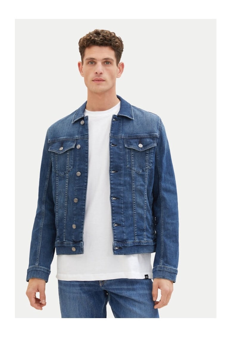 Мъжко яке - 546052 - Тъмносин - Памук Tom Tailor