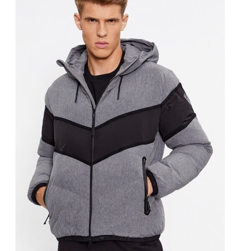 Мъжко яке -  78706 - сиво - полиестер Emporio Armani