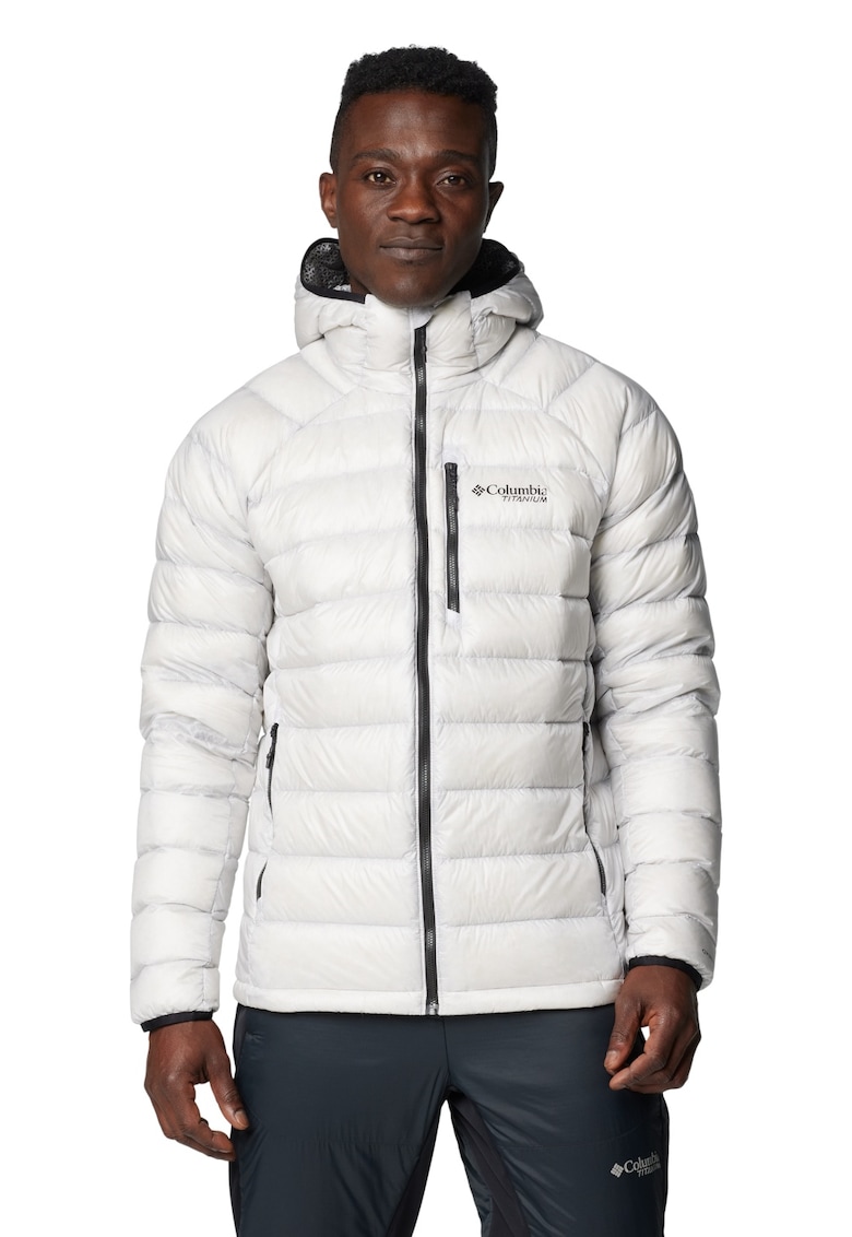 Мъжко яке Arctic Crest Down Hooded Jacket 208877 - Сив Columbia