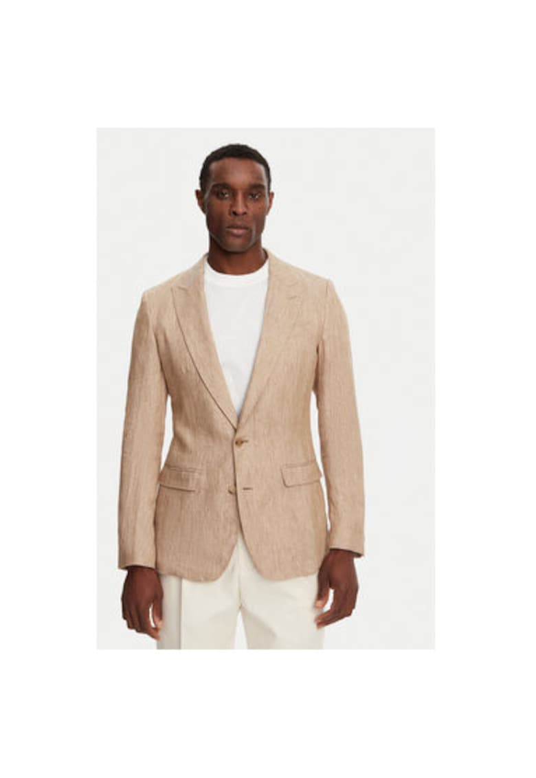 Мъжко яке Dolce Gabbana - G2NW0T FU4L0 - лен - 48 EU - бежово Dolce Gabbana