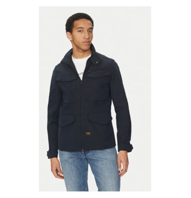Мъжко яке G Star Raw - D26117-D908 - еластомултиестер/Рециклиран полиестер - Тъмносин - Тъмносин G-Star RAW