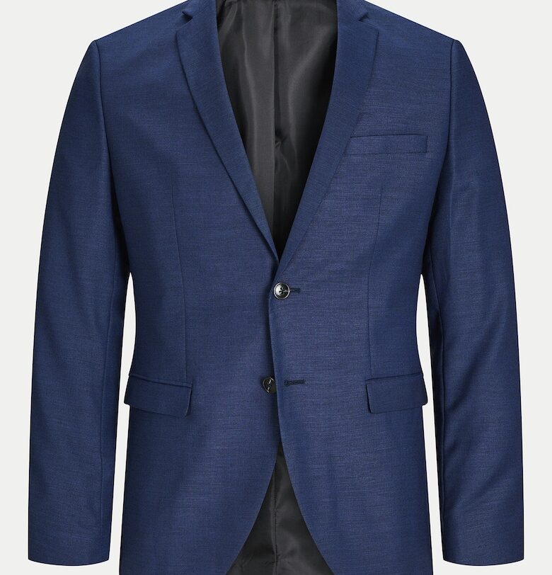 Мъжко яке Jack Jones - 12141107 - Рециклиран полиестер/вълна - 46 EU - Син Jack  Jones