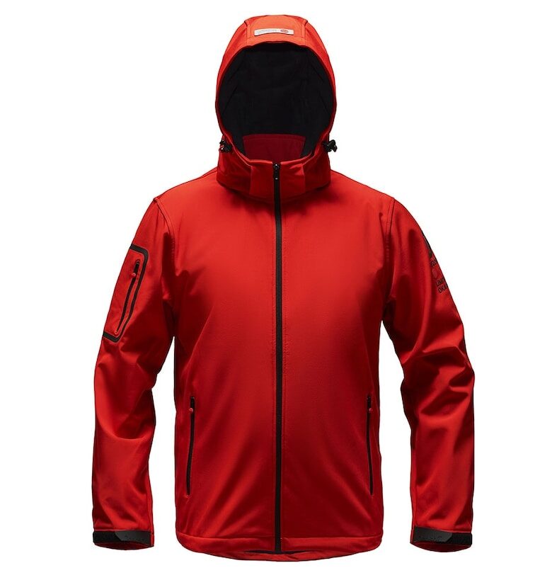 Мъжко яке  Kazaiuki Softshell - Червен Ozoshi