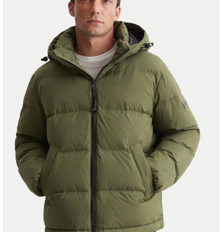 Мъжко яке - Marc O'Polo - 304173462 - Полиестер - Зелено - Зелен marc o polo