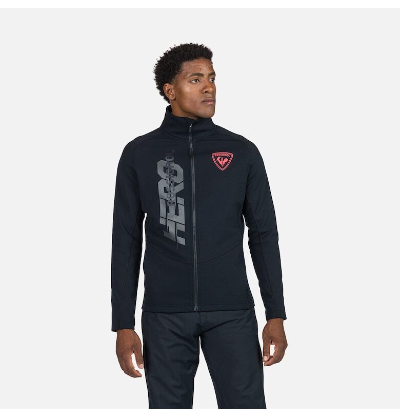 Мъжко яке  New Hero Classique Clim - с цип - черно - Черен Rossignol