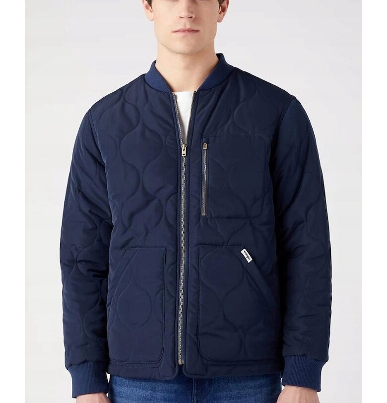 Мъжко яке  полиестер - тъмносиньо - - Тъмносин Wrangler