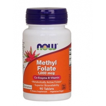 НАУ ФУДС Метилфолат 1000 мкгр. табл х90 цена