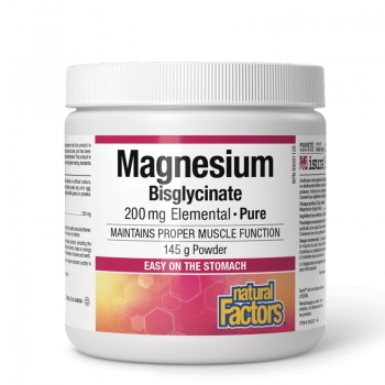 НЕЙЧЪРАЛ ФАКТОРС Магнезий бисциглинат 200 мг x 145 гр прах цена