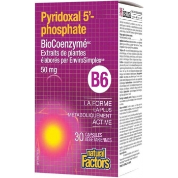 НЕЙЧЪРАЛ ФАКТОРС Пиридоксал 5-фосфат капс. 50 мг. х 30 цена
