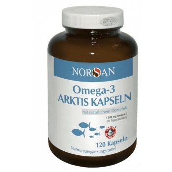 НОРСАН ОМЕГА-3 АРКТИС КАПСУЛИ Х120 цена