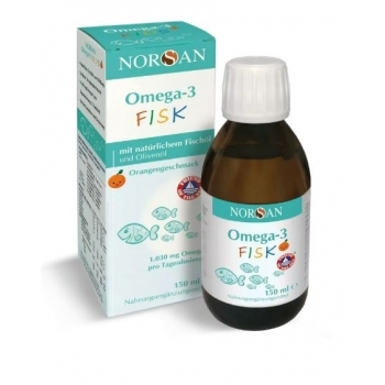 НОРСАН ОМЕГА-3 СИРОП 15ОММЛ. ПОРТОКАЛ цена