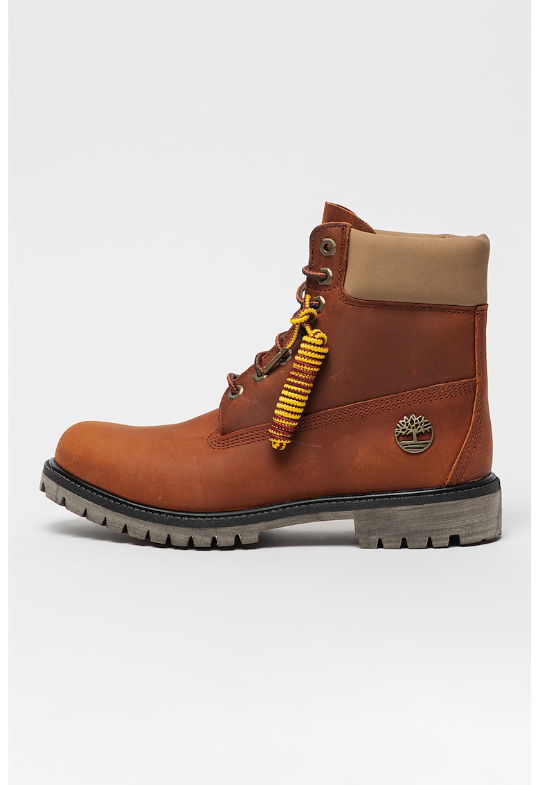 Непромоакеми боти Premium 6 от набук - Коняк кафяв Timberland