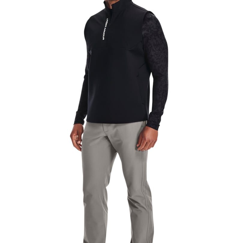 Непромокаем голф елек Daytona със скосени джобове - Черен Under Armour