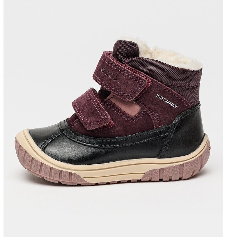 Непромокаеми боти Omar - Черен/Тъмновиолетов Geox