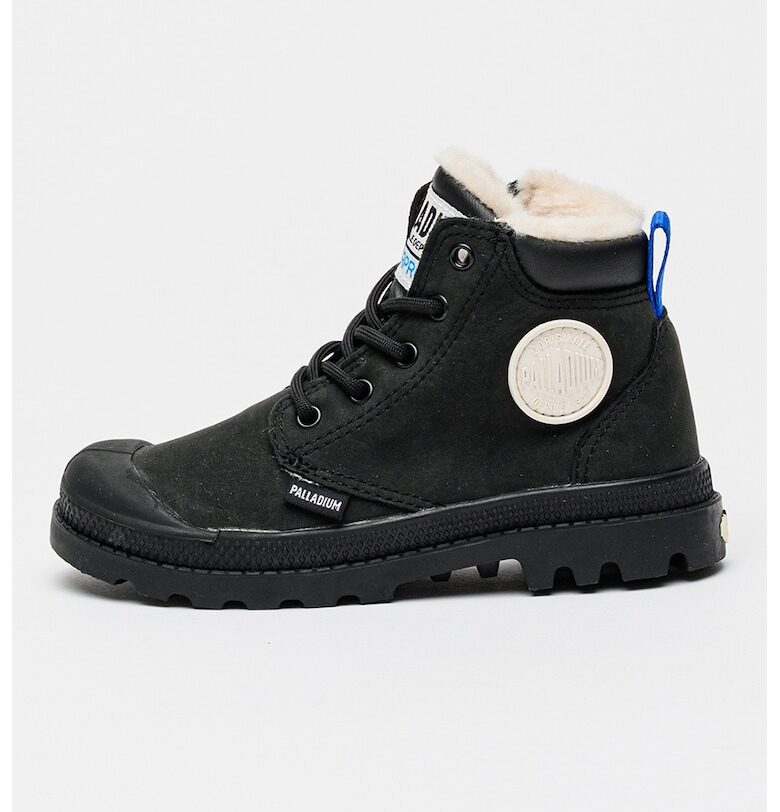 Непромокаеми боти Pampa от набук с топла подплата - Черен Palladium