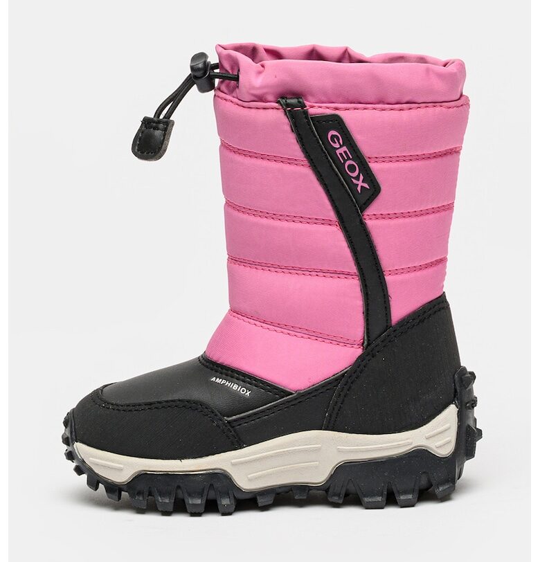Непромокаеми боти - Черен/Розово Geox