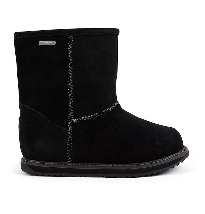 Непромокаеми боти от велур - Черен Emu