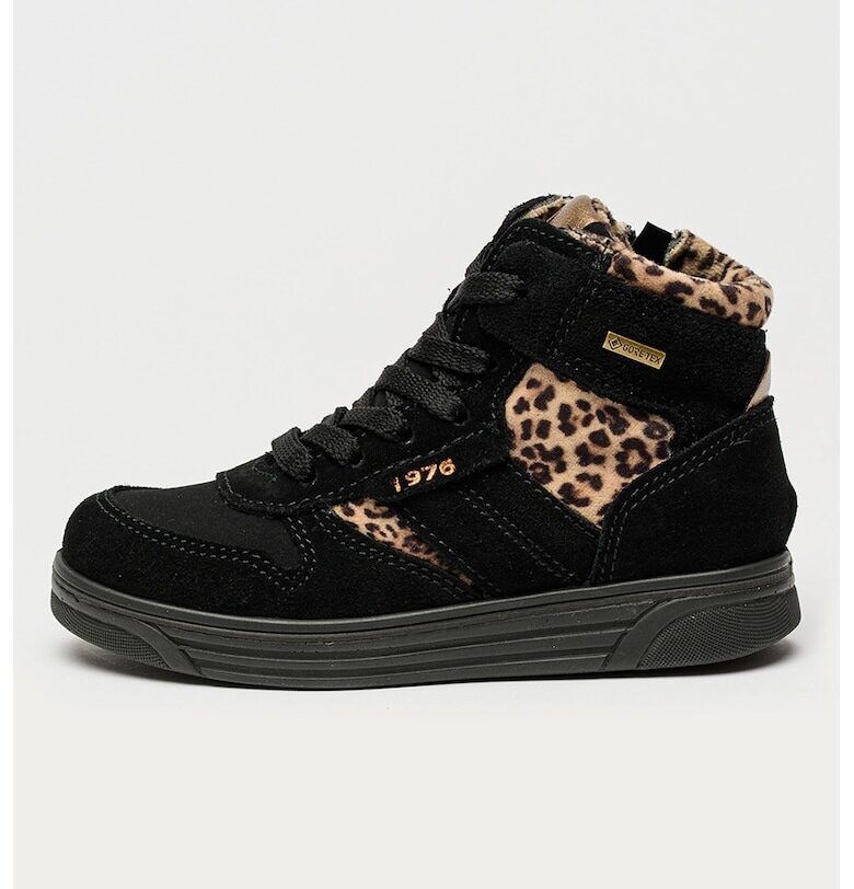 Непромокаеми боти с GORE-TEX и принт - Черен/Камел Primigi