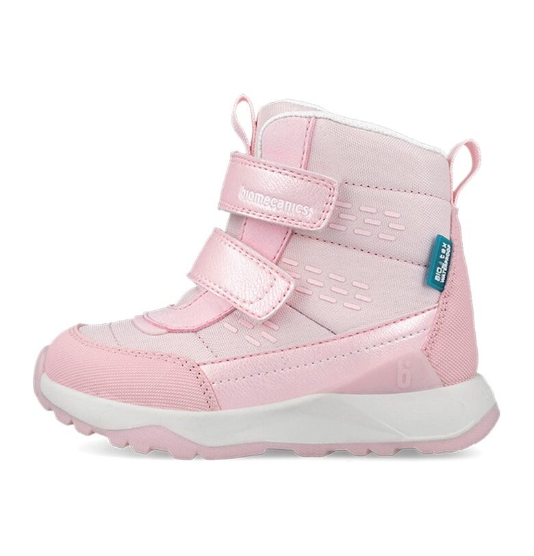 Непромокаеми боти с велкро - Пастелнорозов/Бледо розово Biomecanics