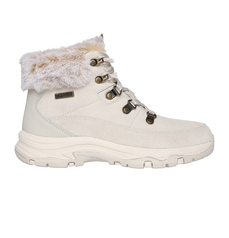 Непромокаеми боти с еко пух - Крем Skechers