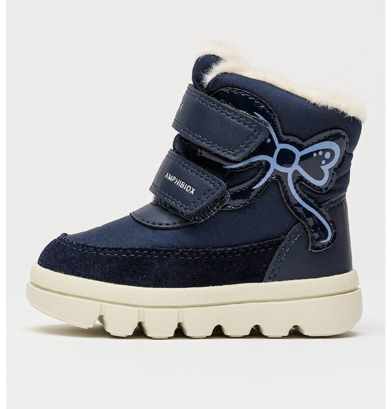 Непромокаеми ботуши Willaboom с велкро - Тъмносин Geox