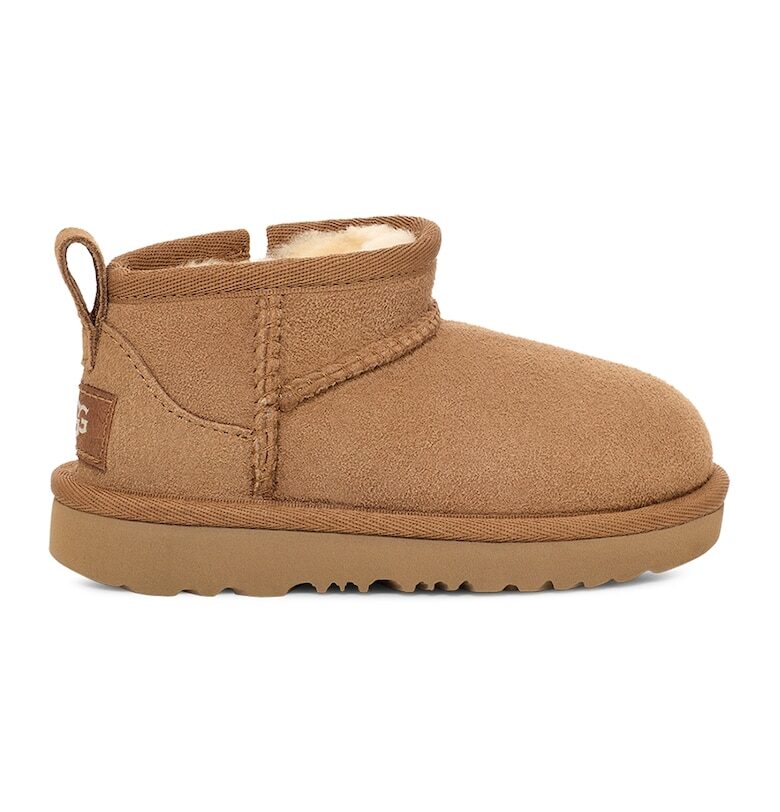Непромокаеми велурени боти Classic Ultra Mini - Карамел UGG
