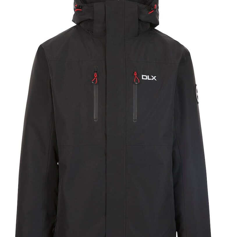 Непромокаемо зимно трекинг яке Oswarm - Черен Trespass