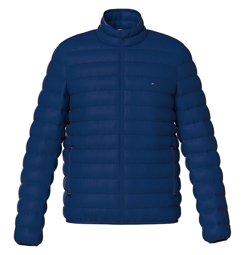 Непромокаемо зимно яке с вата - Тъмносин Tommy Hilfiger