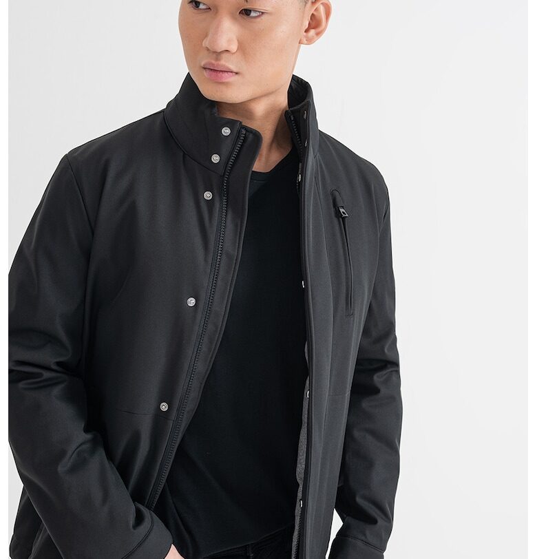 Непромокаемо и ветроустойчиво яке Vincit - Черен Geox