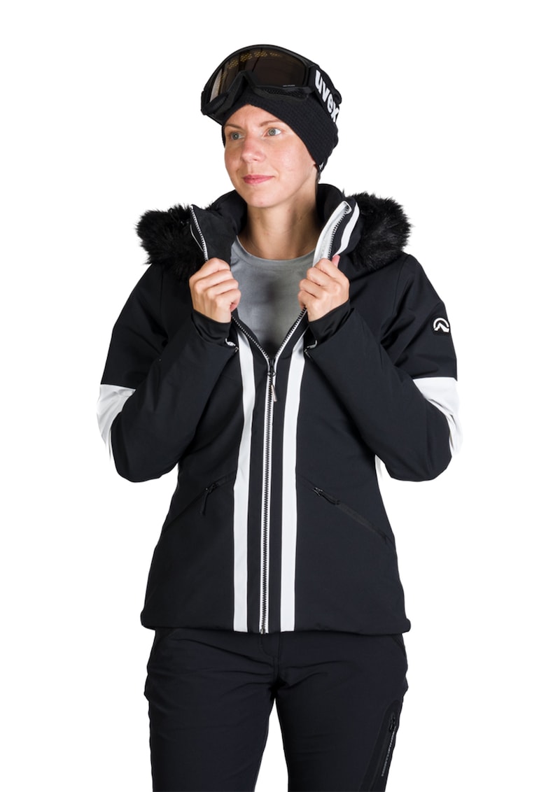 Непромокаемо ски яке с еко пух - Бял/Черен NORTHFINDER