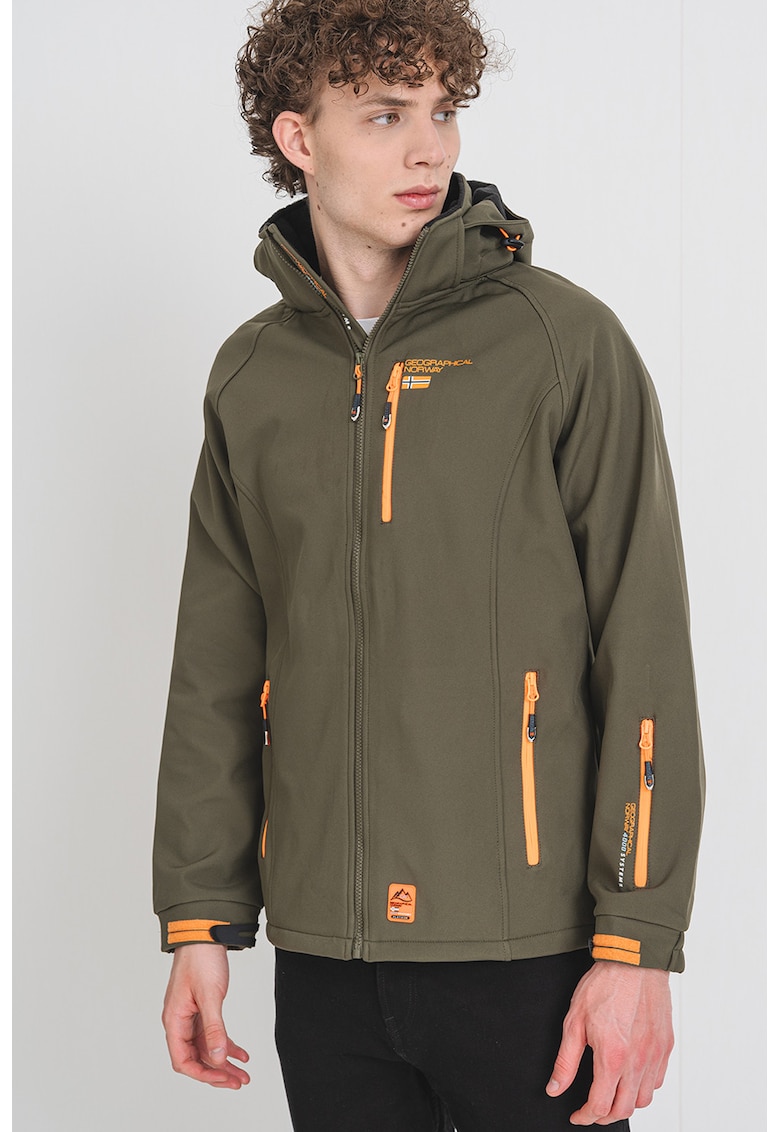 Непромокаемо яке Ritchone с отделяща се качулка - Каки Geographical Norway