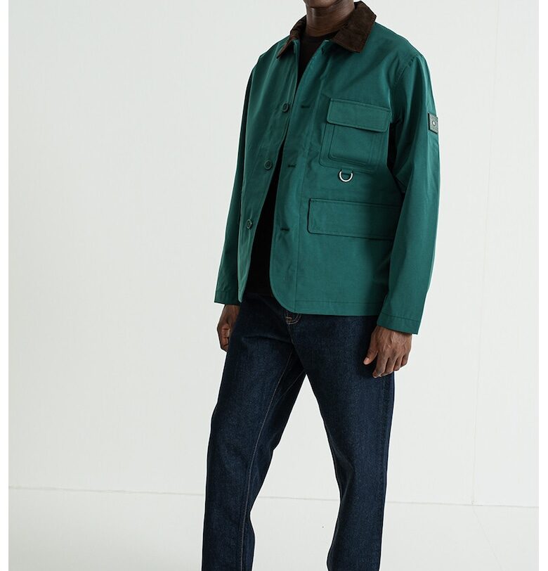 Непромокаемо яке с джобове - Тъмнокафяв/Тъмнозелен Tommy Hilfiger