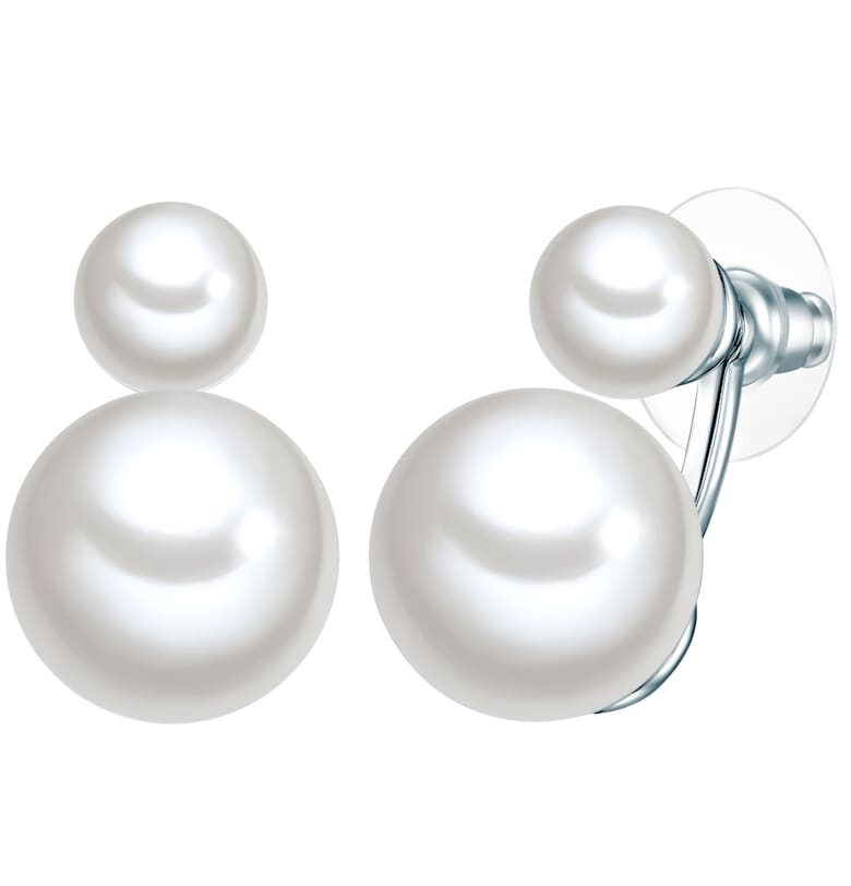 Обеци 22553 със сладководни перли Lulu  Jane