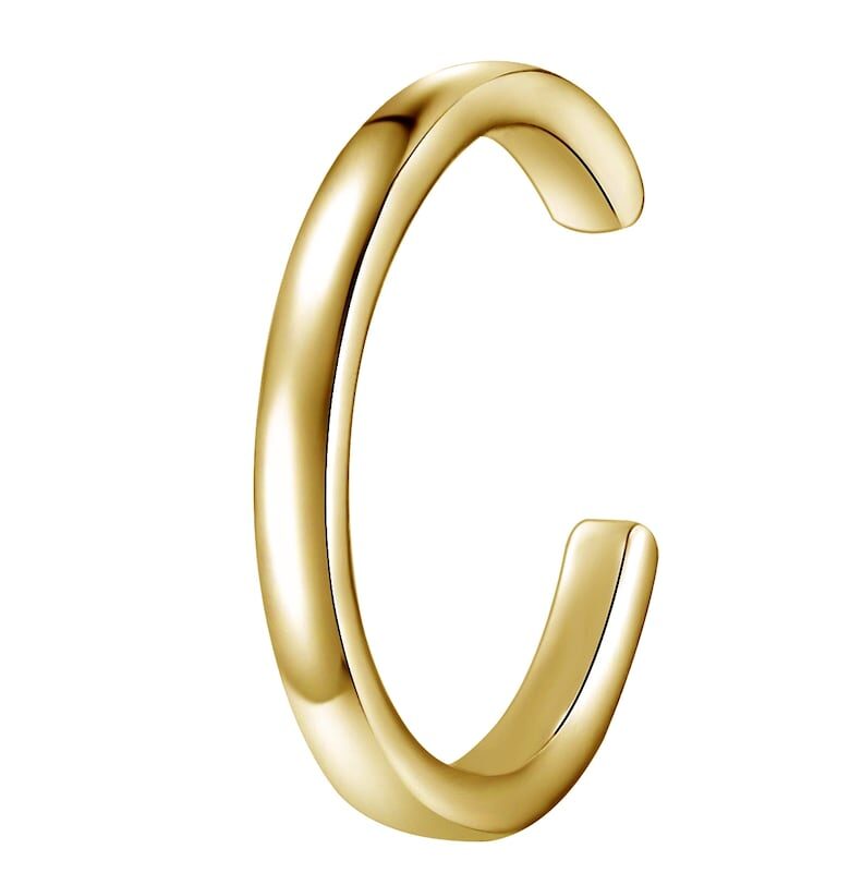 Обеци с покритие от 14К злато - Златист/Жълт Lulu  Jane