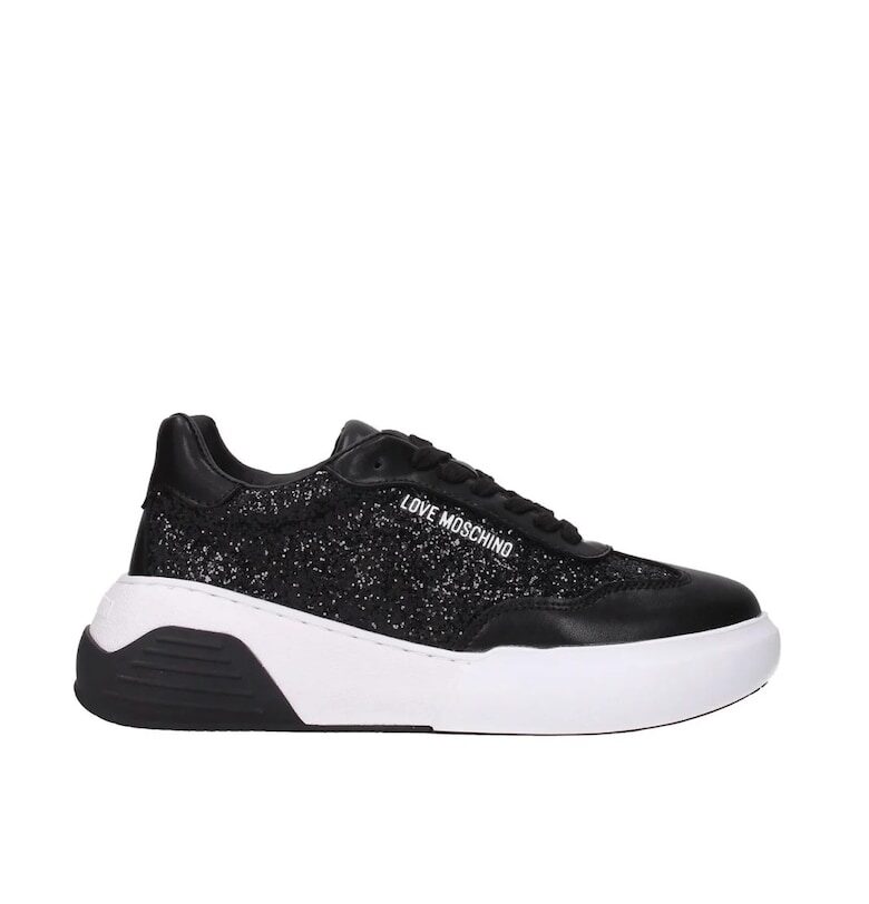 Обичам дамските обувки Moschino ja15855g0fjj800a - Черен Love Moschino