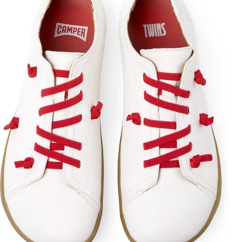 Обувки Peu Cami Twins от еко кожа - Червен/Бял Camper