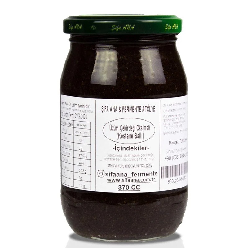 Оксимел от гроздови семки и кестенов мед – За антиоксидантна защита и тонус