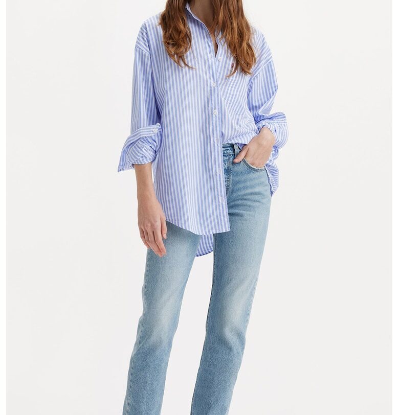 Олекотени дънки 501® - Светлосин меланж Levis