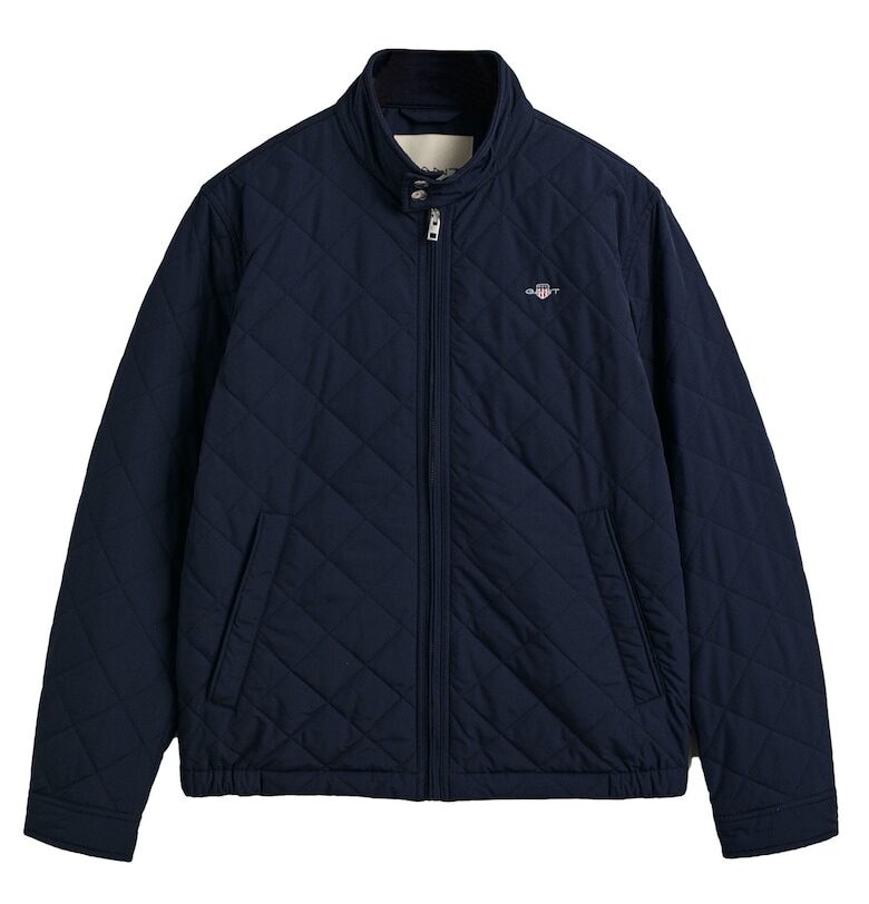 Олекотено ветроустойчиво яке Windcheater с капитонирана вата - Син Gant