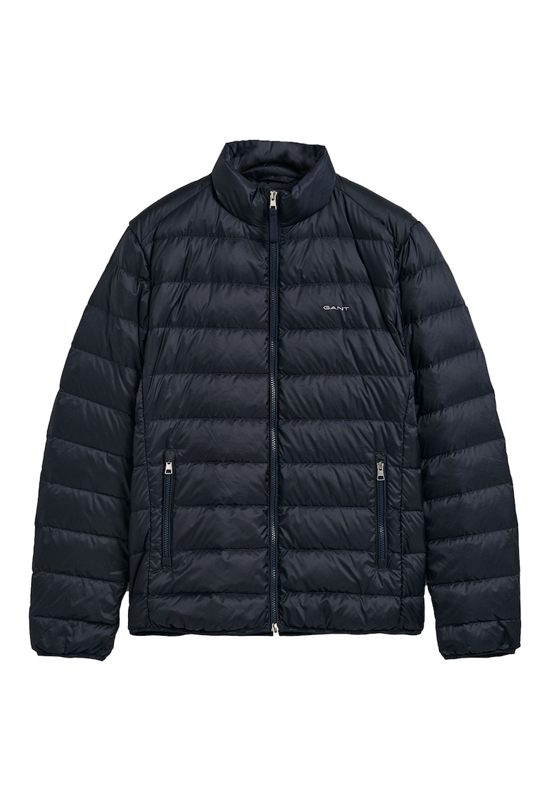 Олекотено зимно яке с джобове с цип - Син Gant