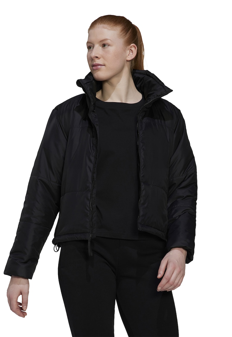 Олекотено късо яке с лого на гърба - Черен adidas Sportswear