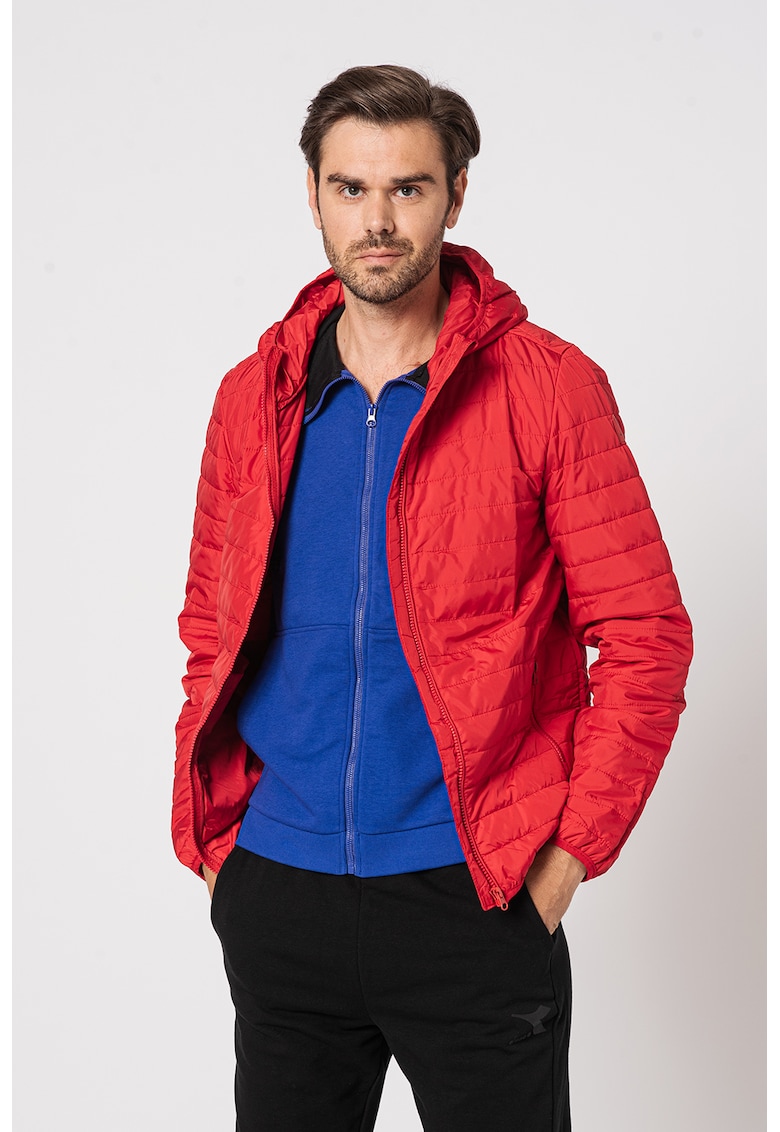 Олекотено подплатено яке Chromia - Червен Diadora